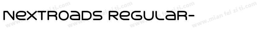 Nextroads Regular字体转换